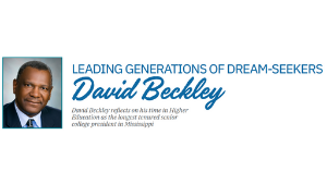 David Beckley Reflects on his Time in Higher Education as the Longest Tenured Senior College President in Mississippi